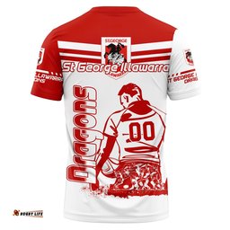 st george illawarra dragons t shirt personalized pentagon style nrl 0