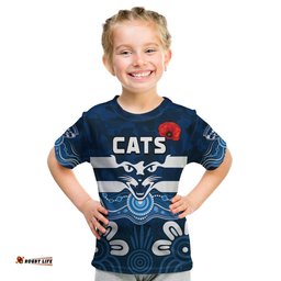 cats anzac 2022 t shirt geelong football aboriginal poppy