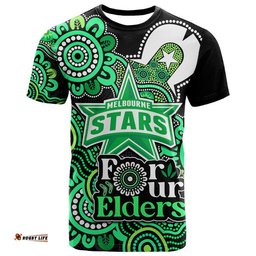 custom personalised melbourne stars cricket t shirt naidoc torres strait for our elders