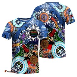 Australia Naidoc Week Custom T-Shirt - Indigenous Culture Celebrating 50 Years The Next Generation: Strength, Vision & Legacy