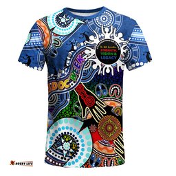 Australia Naidoc Week Custom T-Shirt - Indigenous Culture Celebrating 50 Years The Next Generation: Strength, Vision & Legacy