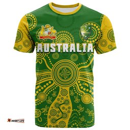 cricket australia t shirt aussie 2022 indigenous special version 2