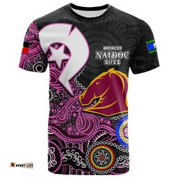 broncos rugby t shirt naidoc 2022 patterns pink style