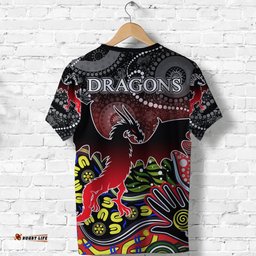 color st george dragons t shirt naidoc week