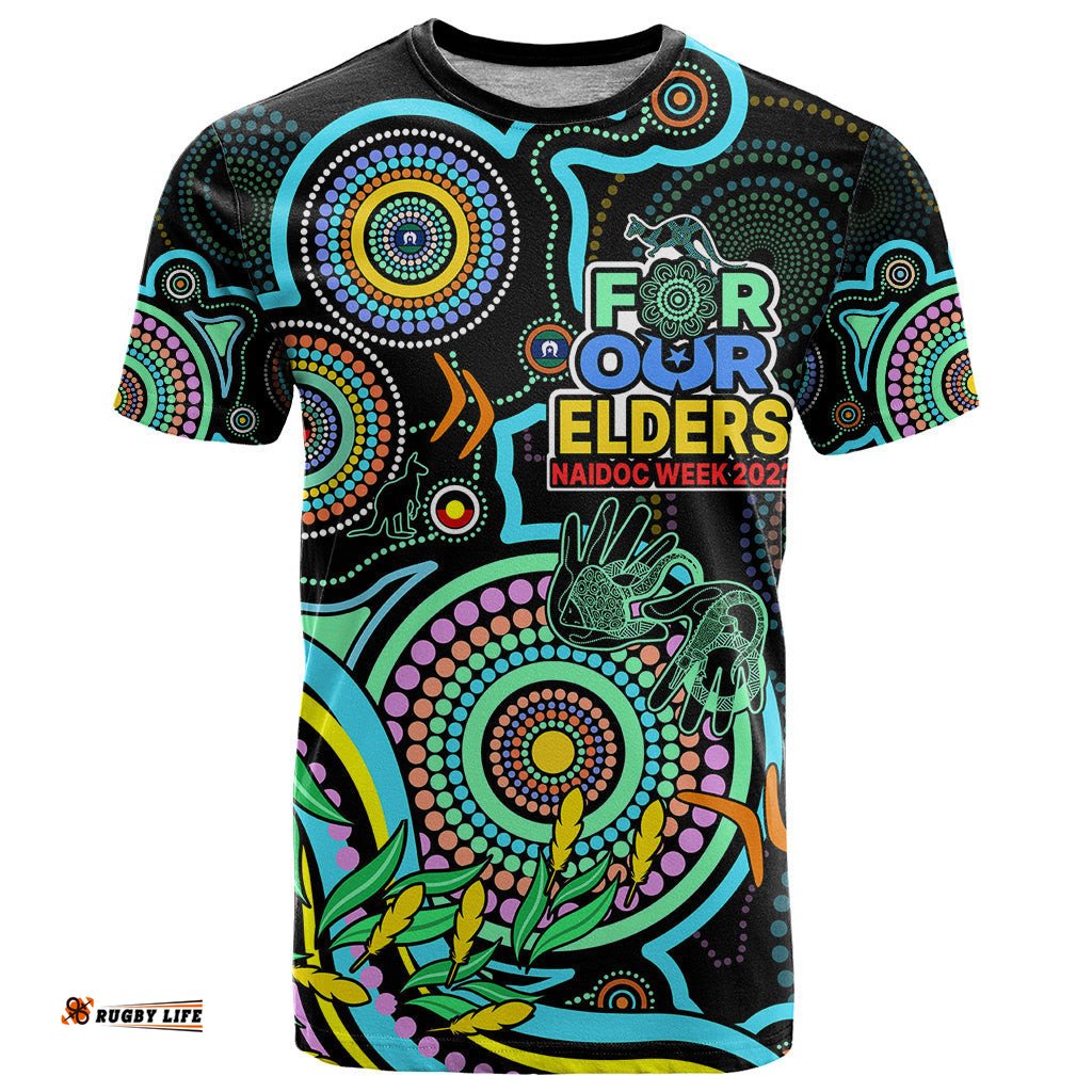 custom naidoc week 2023 t shirt indigenous tribal ver02 aqua