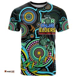custom naidoc week 2023 t shirt indigenous tribal ver02 aqua