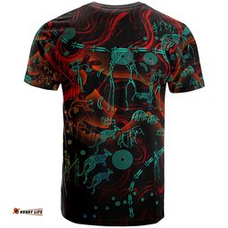 t shirt kangaroo adults indigenous art