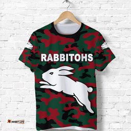 south sydney rabbitohs t shirt anzac day camouflage vibes no1