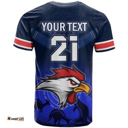 custom rosster easts to win t shirt sydney rugby est 1908 boomerang indeginous