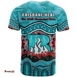 brisbane heat cricket anzac t shirt poppy aboriginal camouflage