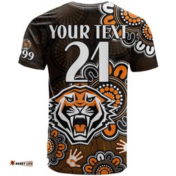 custom personalised nrl wests tigers rugby founded 1999 aboriginal t shirt