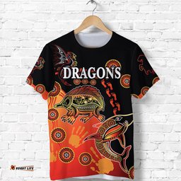 custom personalised st. george dragons t shirt simple indigenous latest version custom text and number