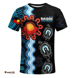 Australia Naidoc Week Custom T-Shirt- Indigenous Culture Turtle The Next Generation: Strength, Vision & Legacy