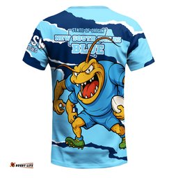New South Wales Blues T-Shirt - Custom State Of Origin NSW Blues Up The Blues T-Shirt
