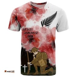 new zealand anzac t shirt we will remember them ver 02Amazing Aussie