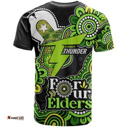 sydney thunder cricket t shirt naidoc torres strait for our elders