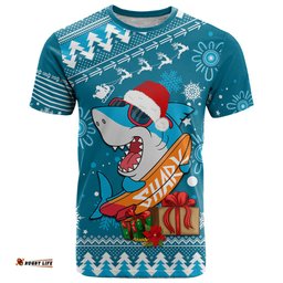 custom sharks rugby t shirt chirstmas vibe 2023
