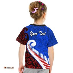 custom personalised waitangi day t shirt aotearoa hei tiki silver fern