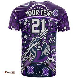 custom personalised storm rugby t shirt melbourne boomerang indigenous dots