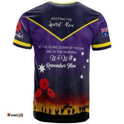 australia melbourne anzac custom t shirt keeping the spirit alive t shirt