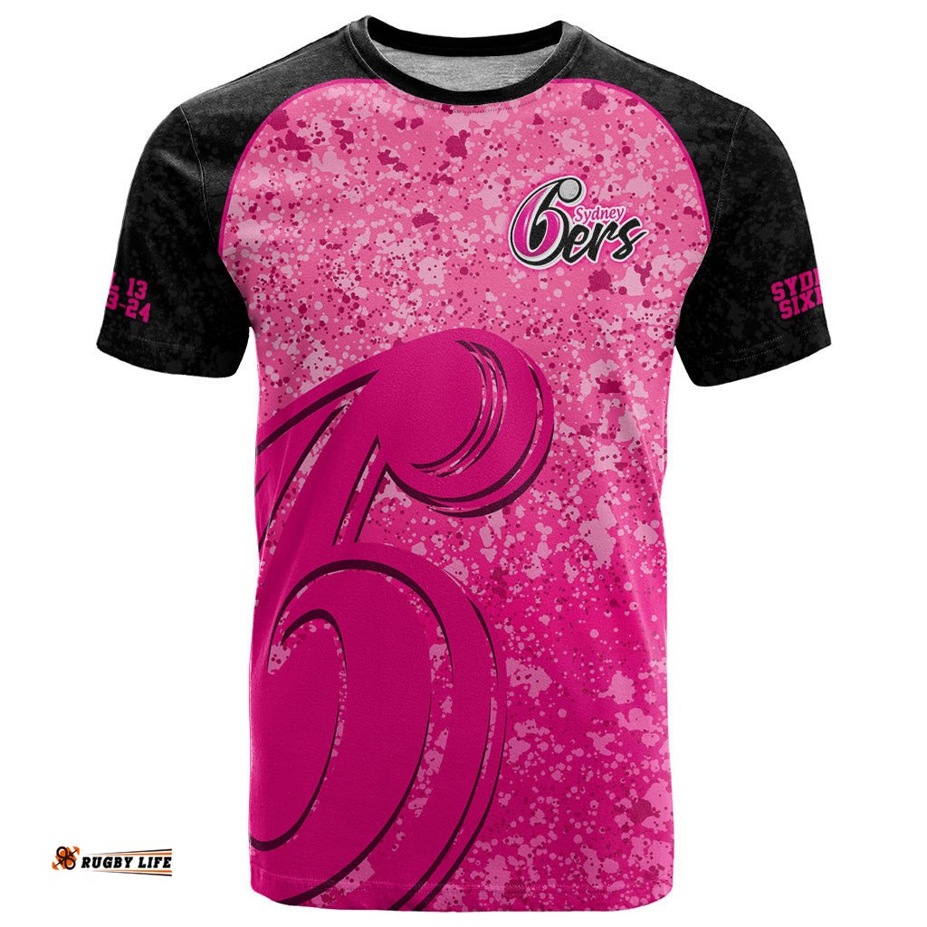 sydney sixers custom t shirt bbl cricket team 2024