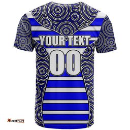 nrl bulldogs t shirt mix dot aboriginal