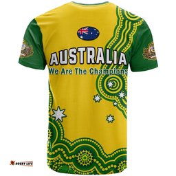 australia rugby t shirt jillaroos champions indigenous yellow style