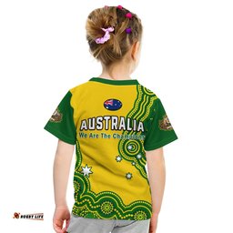 australia rugby t shirt jillaroos champions indigenous yellow style
