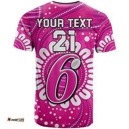 custom personalised sydney sixers cricket t shirt aboriginal