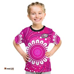 custom personalised sydney sixers cricket t shirt aboriginal