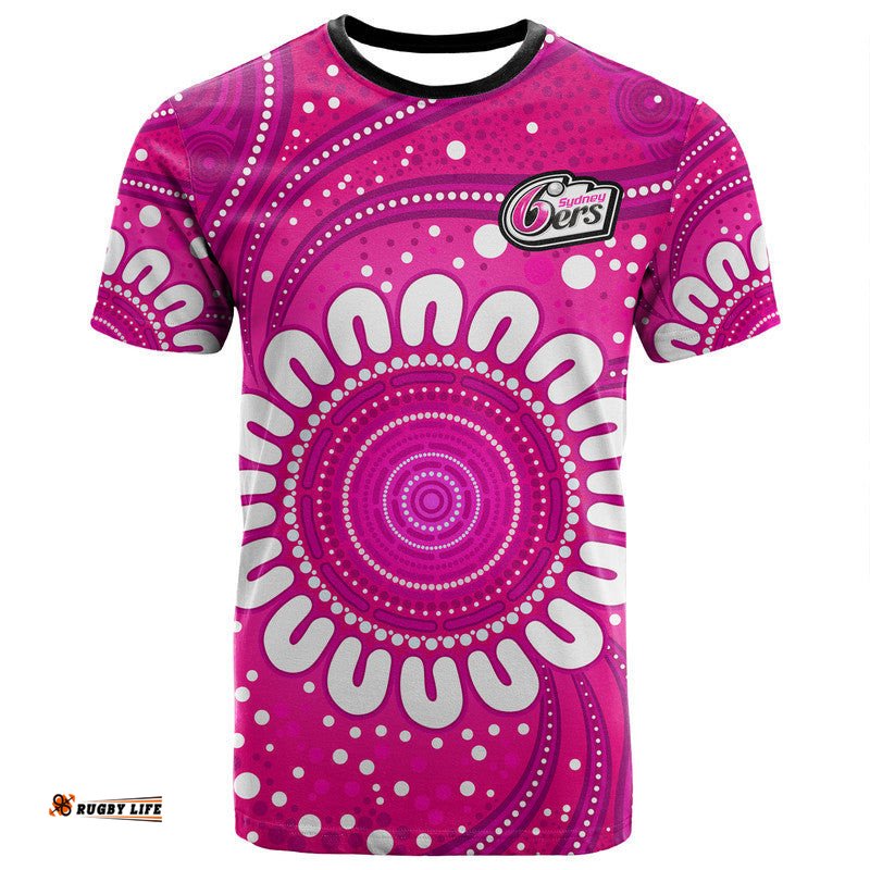 custom personalised sydney sixers cricket t shirt aboriginal
