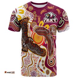 sea eagles aboriginal rugby custom t shirt double sea eagles with tribal sun and footprints