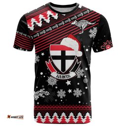 custom st kilda saints football t shirt christmas vibe 2023