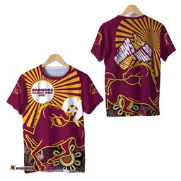 broncos naidoc week t shirt aboriginal special style
