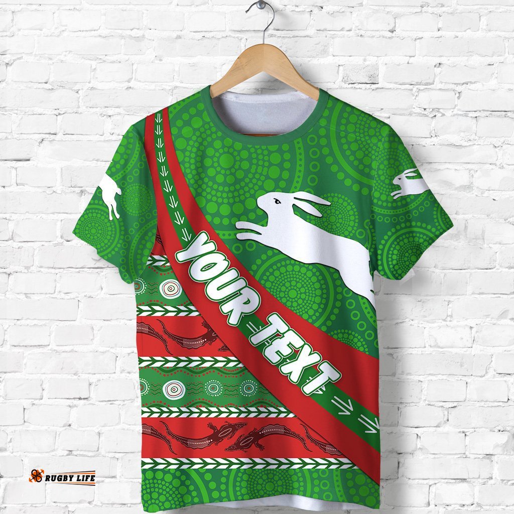 custom personalised south sydney rabbitohs aboriginal t shirt victorian vibes