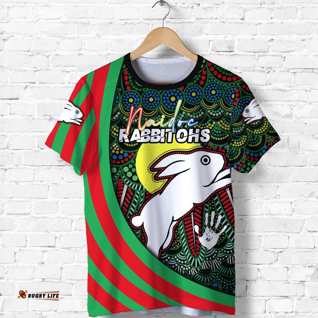 rabbitohs naidoc week t shirt indigenous version special