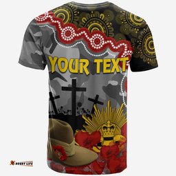 tigers football anzac 2023 t shirt aboriginal mix slouch hat