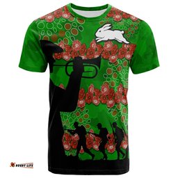 rabbitohs rugby t shirt anzac day camo style