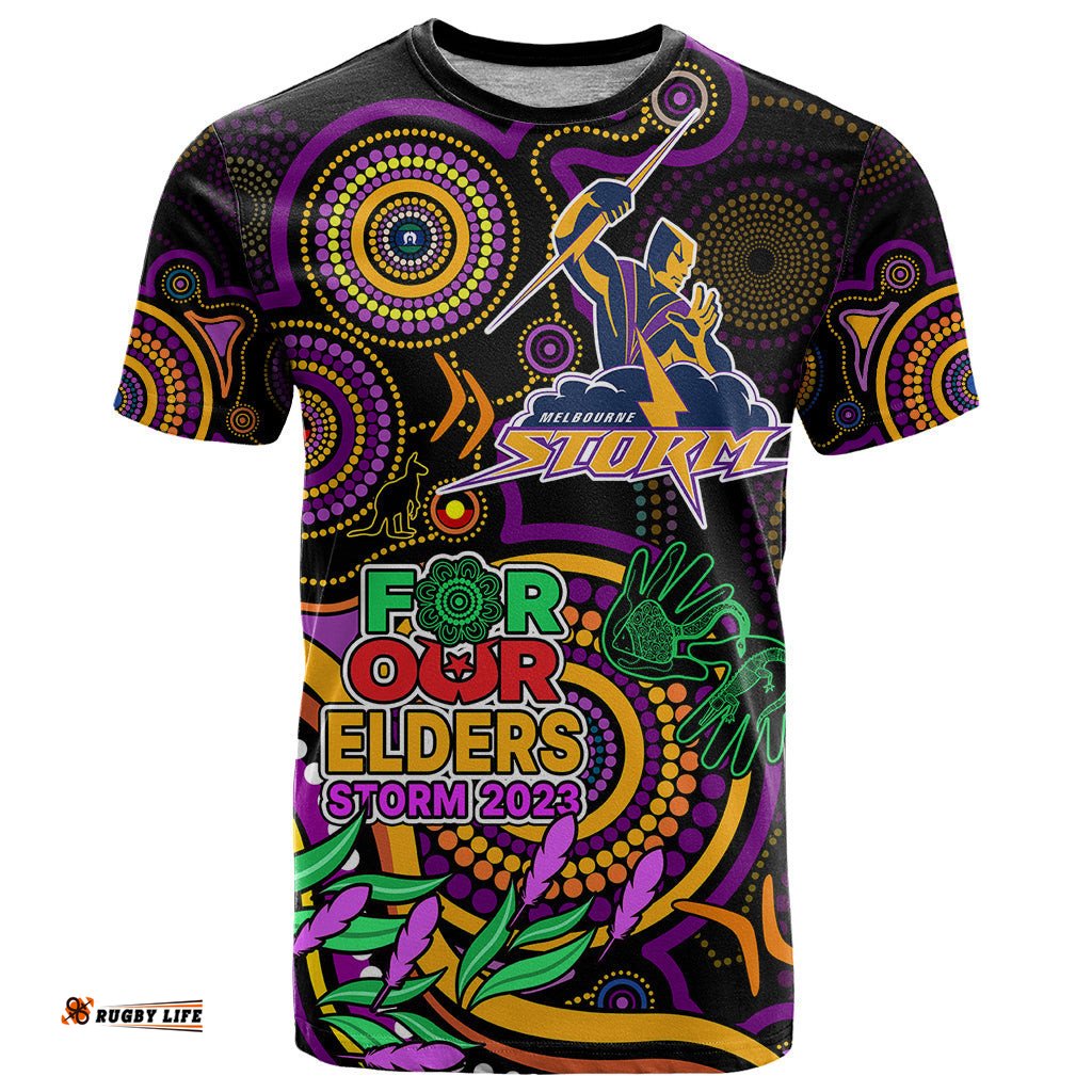 storm rugby aboriginal art t shirt naidoc indigenous tribal