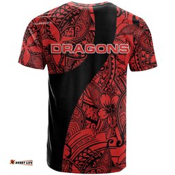 st george illawarra dragons t shirt polynesian nrl 0