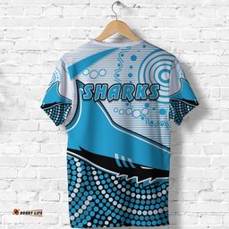 custom personalised sharks t shirt cronulla indigenous unique
