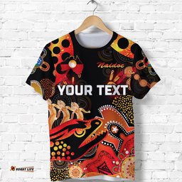 custom personalised parramatta t shirt eels indigenous naidoc heal country! heal our nation black