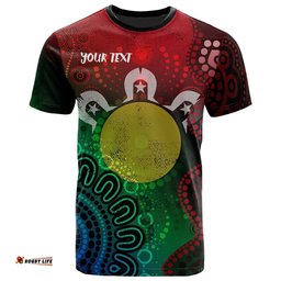naidoc week personalised t shirt inspiration of indigenous artAmazing Aussie