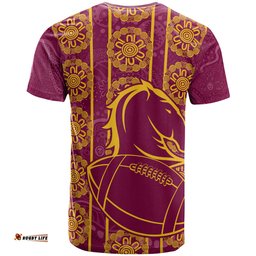 broncos rugby t shirt custom indigenous broncos t shirt rlt13
