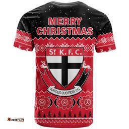 st kilda football t shirt saints indigenous merry christmas
