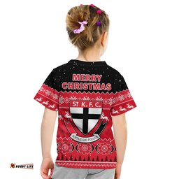 st kilda football t shirt saints indigenous merry christmas