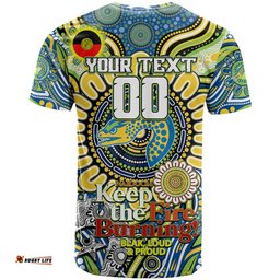 custom naidoc week 2024 eels t shirt mascot rugby dt02