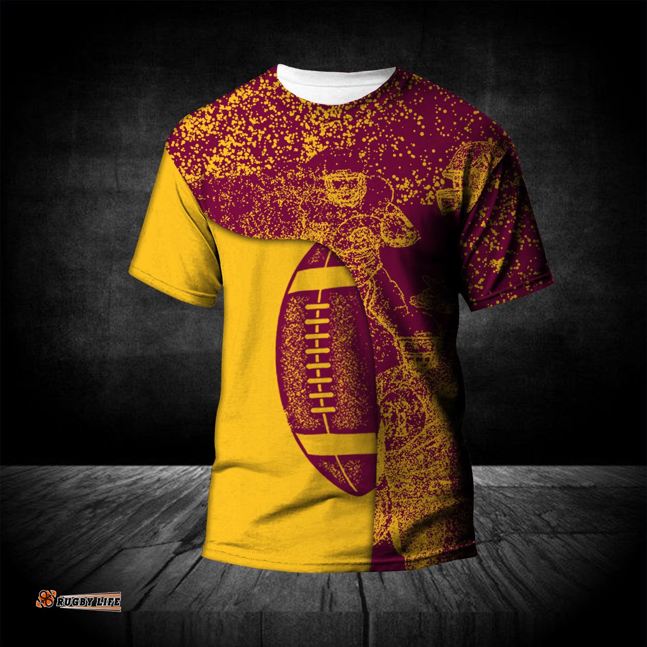 brisbane broncos t shirt graffiti spray nrl
