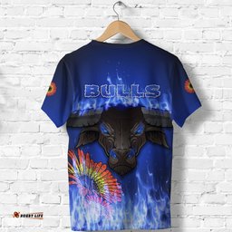 blue super rugby t shirt bulls barberton daisy