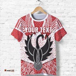 custom personalised sydney t shirt indigenous swans